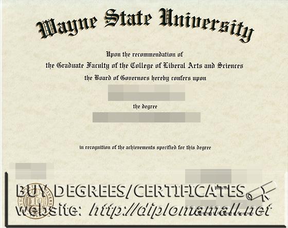 Buy Wayne State University(WSU)diploma, buy fake WSU diploma