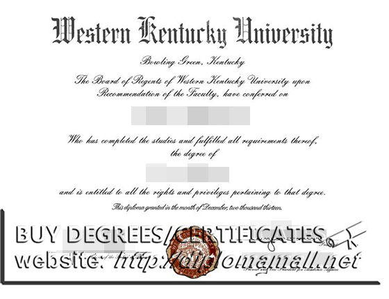 Western Kentucky university degree, buy fake USA diploma