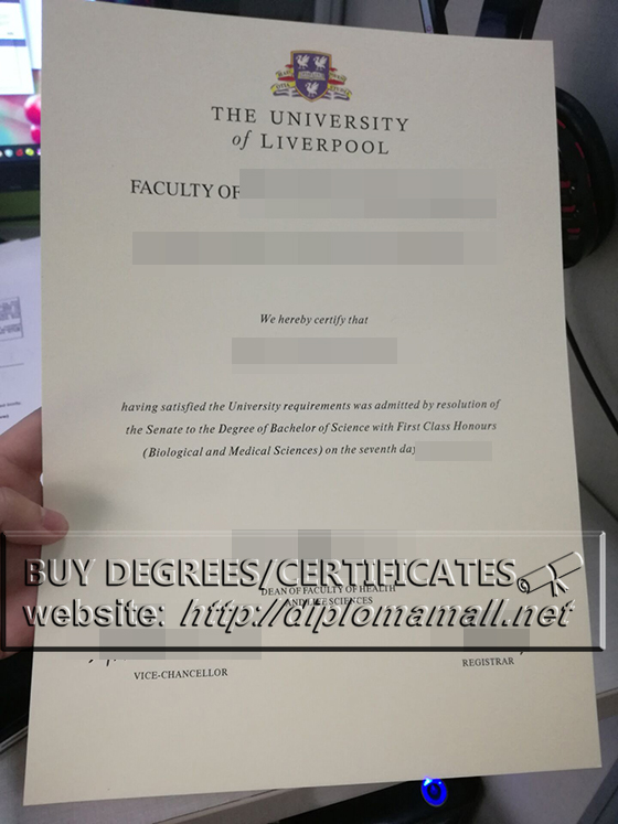 University of Liverpool diploma, Where to buy fake degrees?