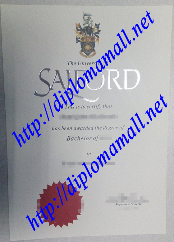 University of Salford degree