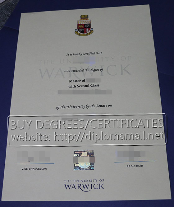 University of Warwick degree