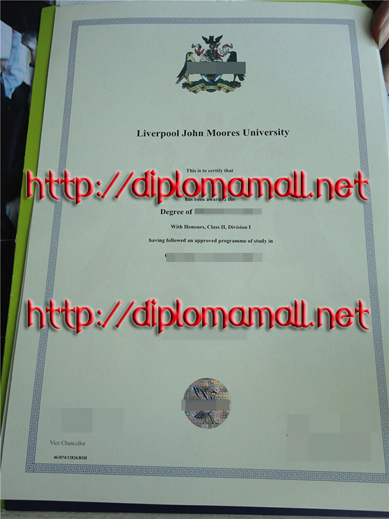 Liverpool John Moores University(LJMU)degree