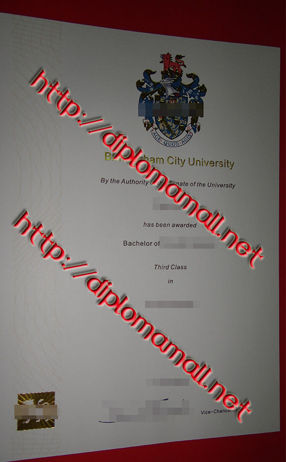 Birmingham City University(BCU)degree