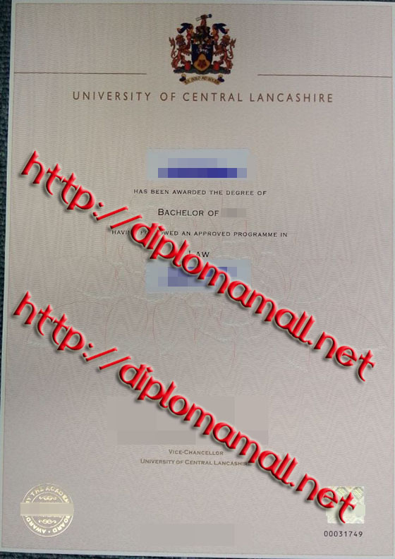 University of Central Lancashire degree