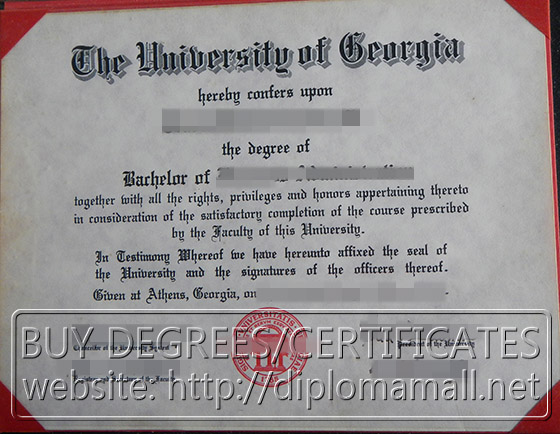  degree from the Uniersity of Georgia