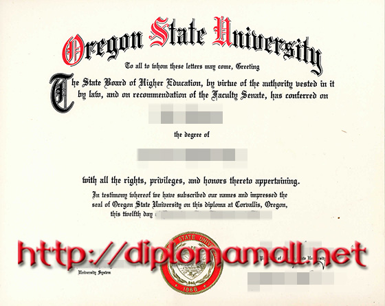  Oregon State University degree
