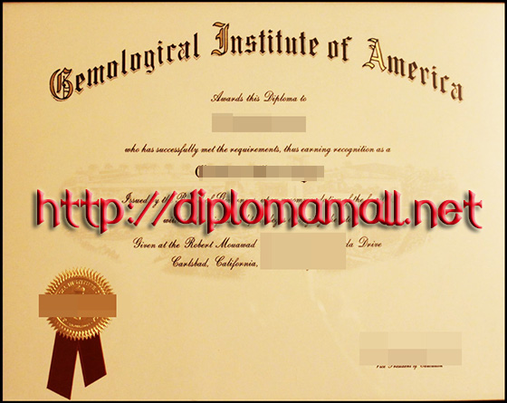 Gemological Institute of America certificate