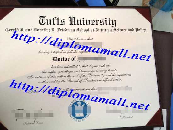 PhD degree from Tufts University
