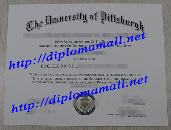 the University of Pittsburgh bachelor degree