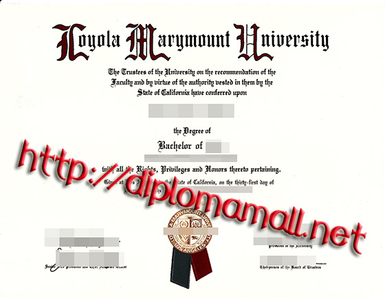  Loyola Marymount University degree