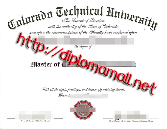 Colorado Technical University degree