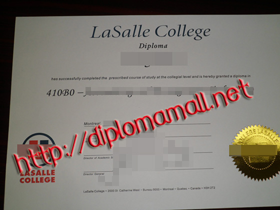 LaSalle College diploma