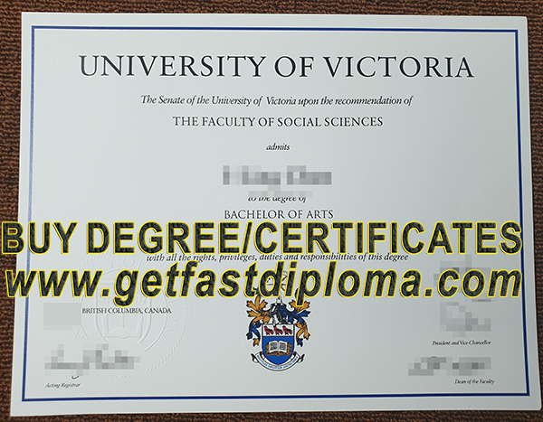  University of Victoria Degree sample