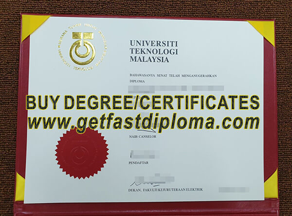  Buy Universiti Teknologi Malaysia degree