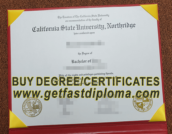 California State University Northridge CSUN fake degree sample 2019