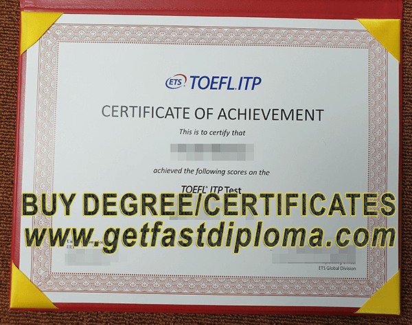 TOEFL-ITP certificate