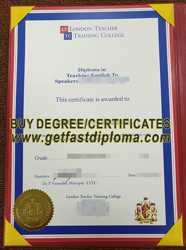  LTTC certificate 