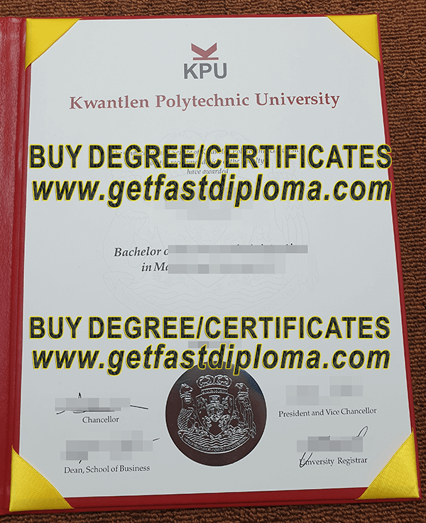 KPU degree certificate
