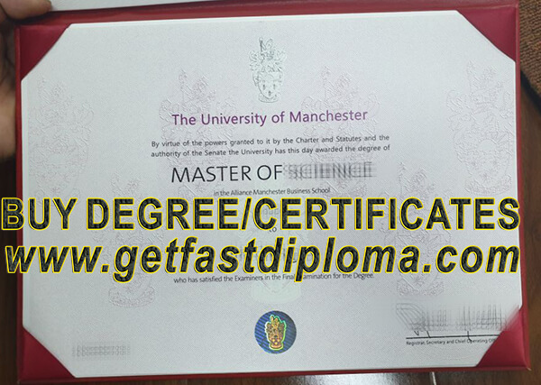 Manchester University master's degree
