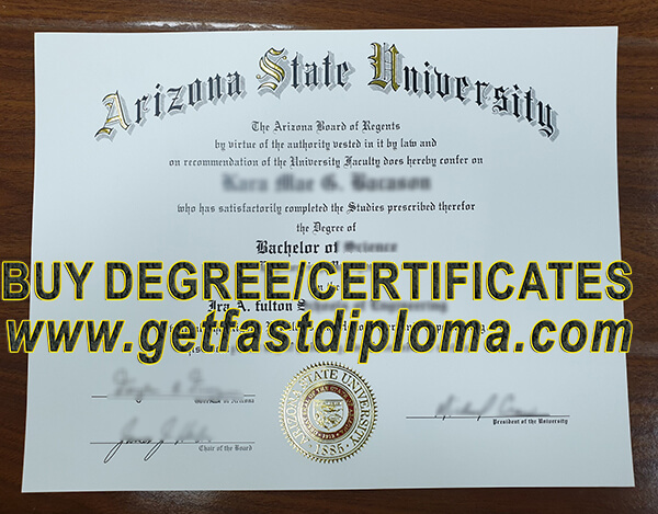Arizona State University  degree 