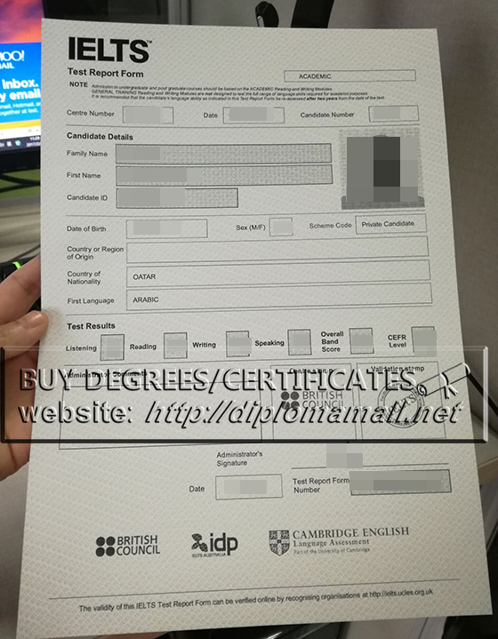 buy IELTS certificate Qatar, Buy fake IELTS transcript