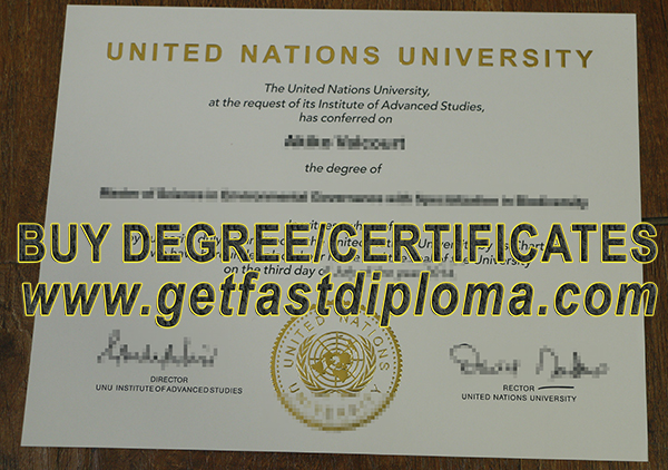 where to buy UNU fake degree? buy fake United Nations  University diploma.
