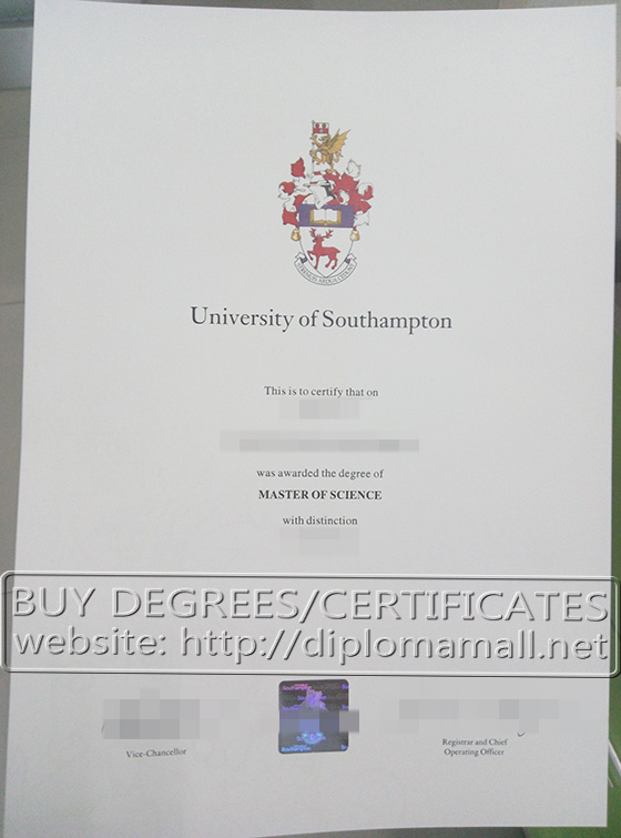 University of Southampton degree
