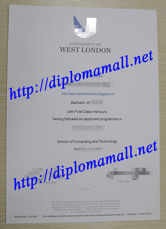  degrees from West University of London