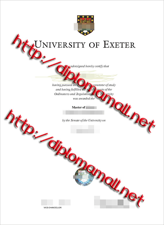 University of Exeter degree