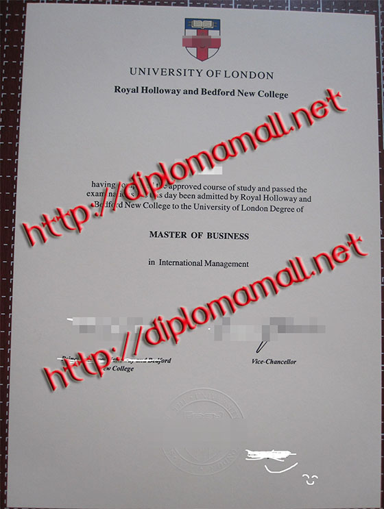 Royal Holloway, University of London degree