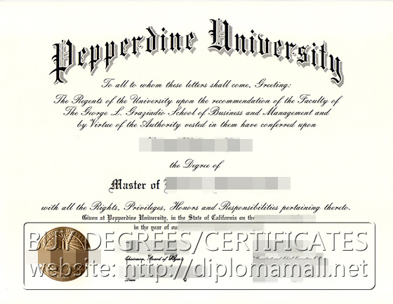 degree from Pepperdine University