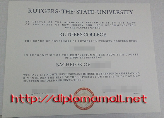  Rutgers University degree