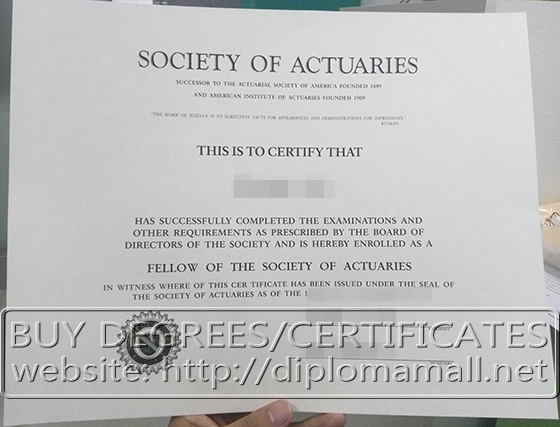 FSA certificate