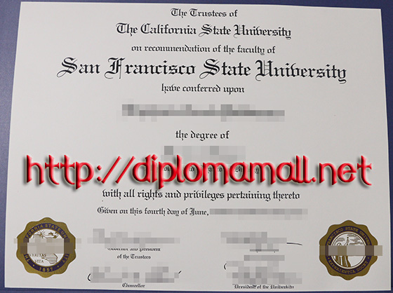 San Francisco State University degree 