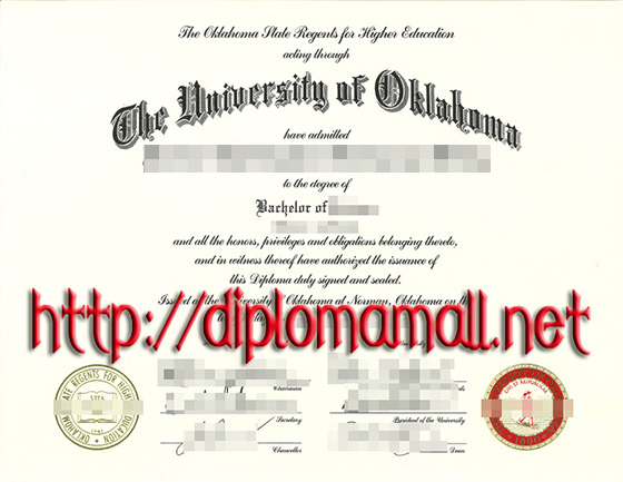 University of Oklahoma degree
