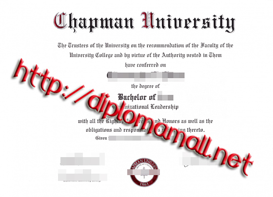 Chapman University degree fake diploma
