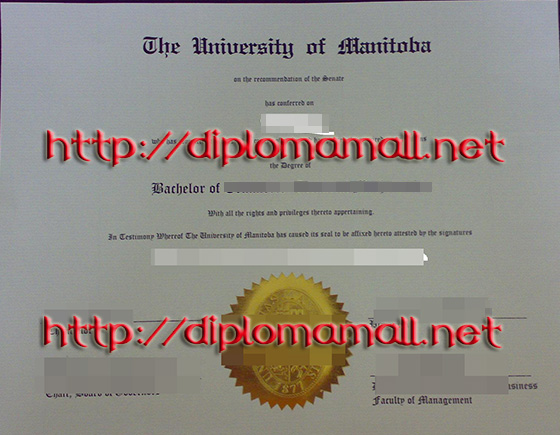 University of Manitoba degree