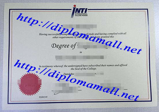 degree from INTI International University