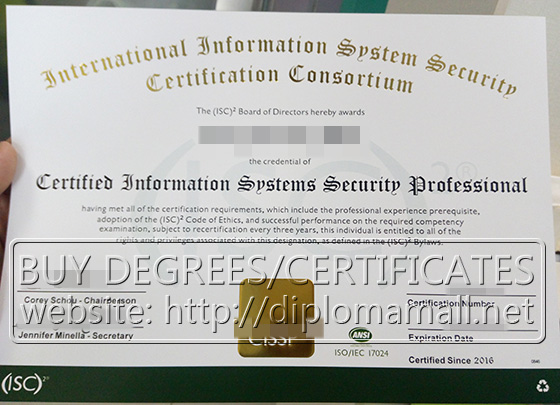 How to buy thefake CISSP certificate buy (ISC)² certificate buy